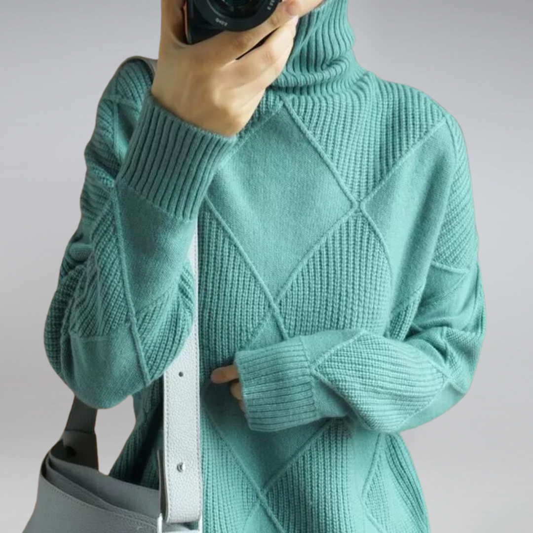 Adelle™ - Comfortable turtleneck sweater