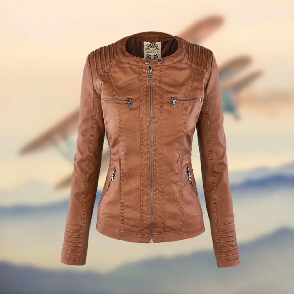 Karolina™ | Die elegante und einzigartige Lederjacke