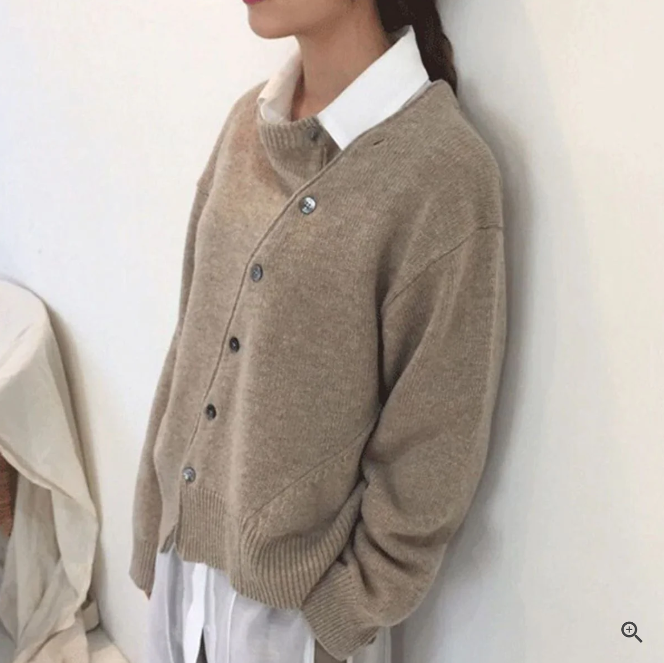 Angela™ | Asymmetrische Strickjacke