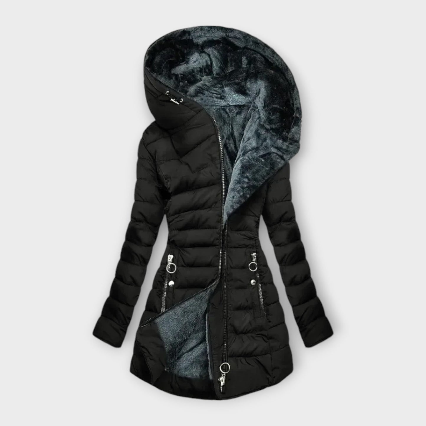 Jolene&Fashion™ - Pelzgefütterte Jacke