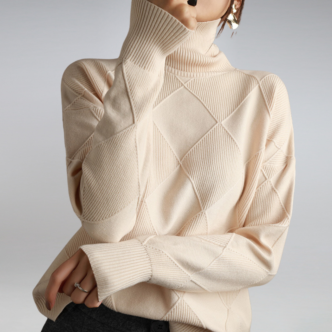 Adelle™ - Comfortable turtleneck sweater
