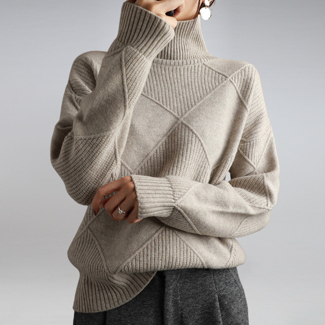 Adelle™ - Comfortable turtleneck sweater