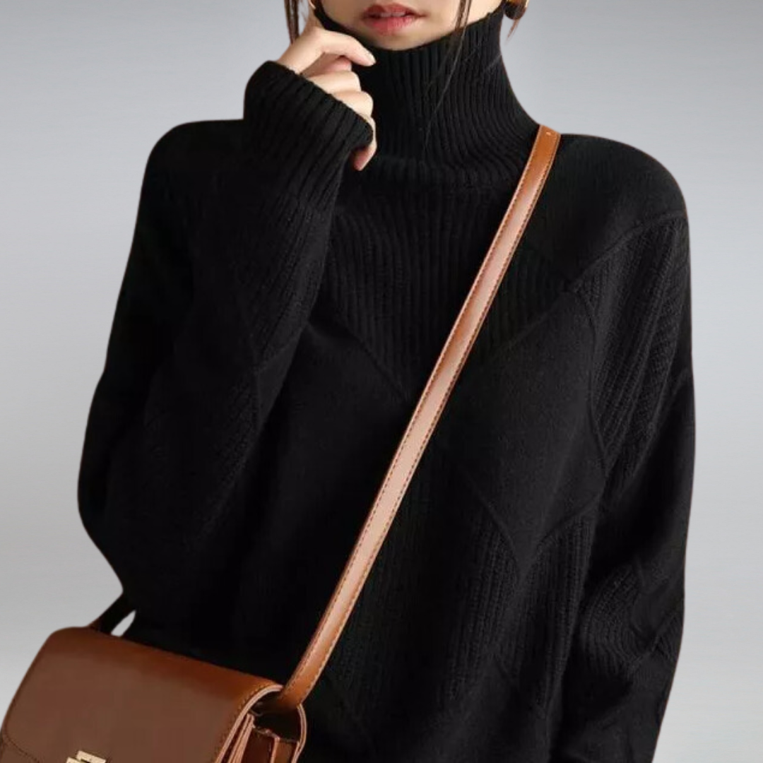 Adelle™ - Comfortable turtleneck sweater
