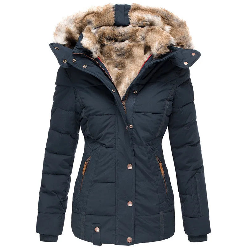 Isabella™| Warmer Wintermantel mit Fellfutter