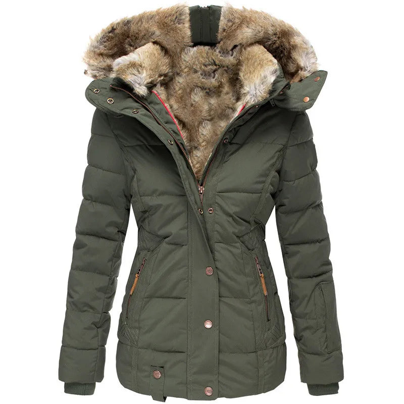 Isabella™| Warmer Wintermantel mit Fellfutter