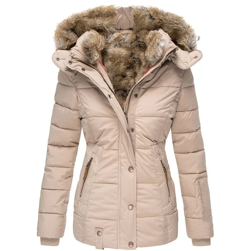 Isabella™| Warmer Wintermantel mit Fellfutter