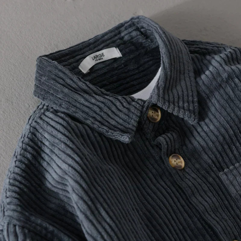 Martino™ - Bluse aus Baumwollsamt