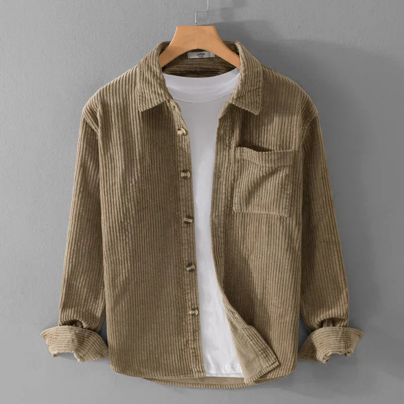 Martino™ - Bluse aus Baumwollsamt