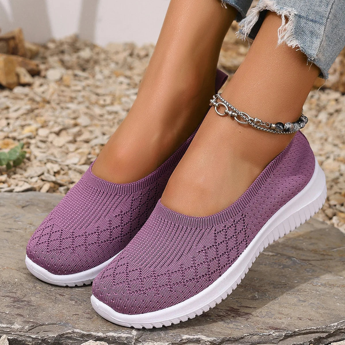 Jütta™ – Rutschfeste atmungsaktive Slipper