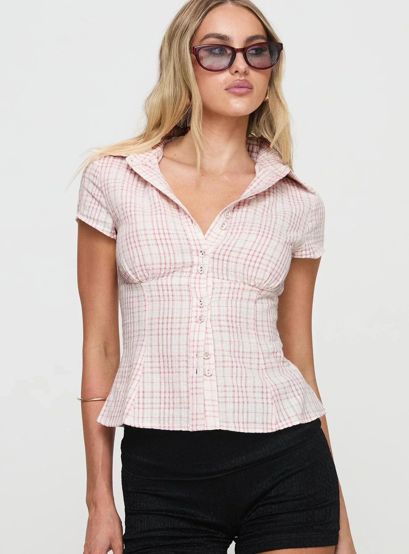 ANNA - Fitted Bluse