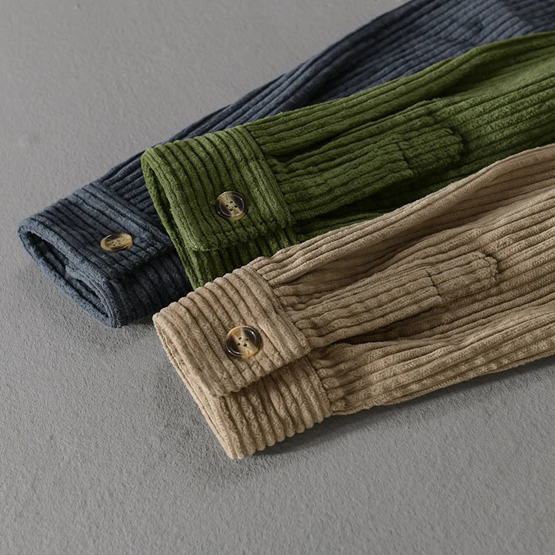 Martino™ - Bluse aus Baumwollsamt