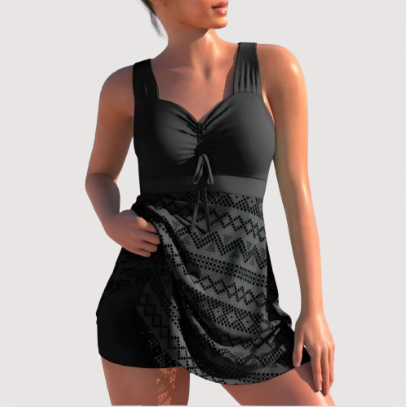 Svea™ - Gepolsterter Tankini-Badeanzug
