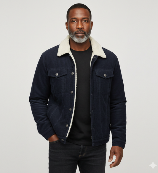 Finn™ - Multipocket Pelz mit Fleece Wintermantel