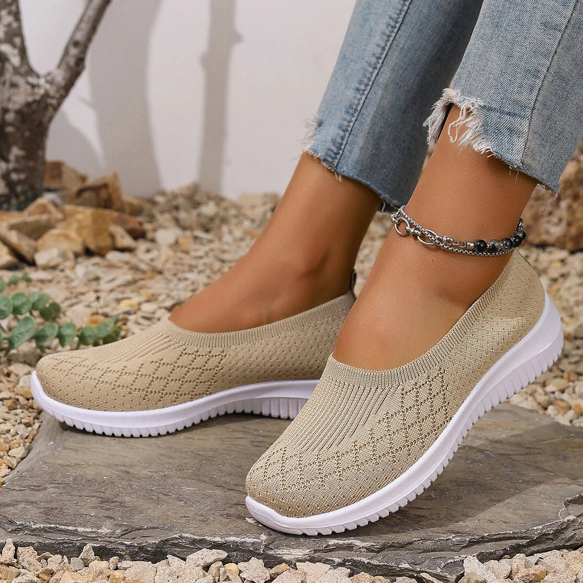 Jütta™ – Rutschfeste atmungsaktive Slipper