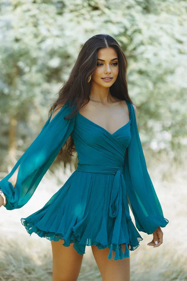 GAIA - Mini Ruffled Kleid