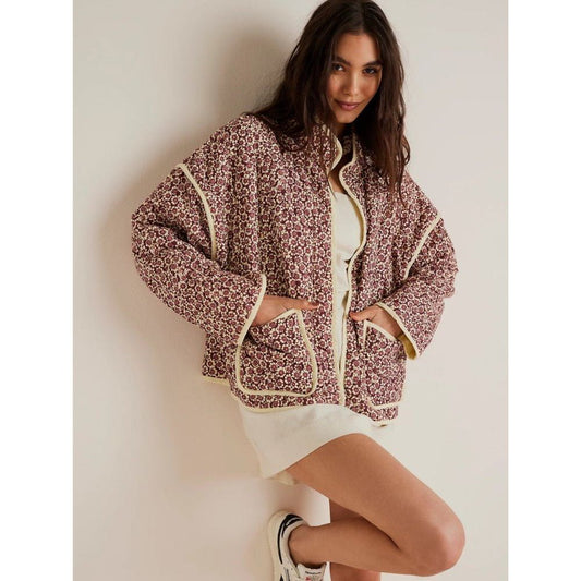 Jacke - Nadine™ - Blumendruck - Lässig