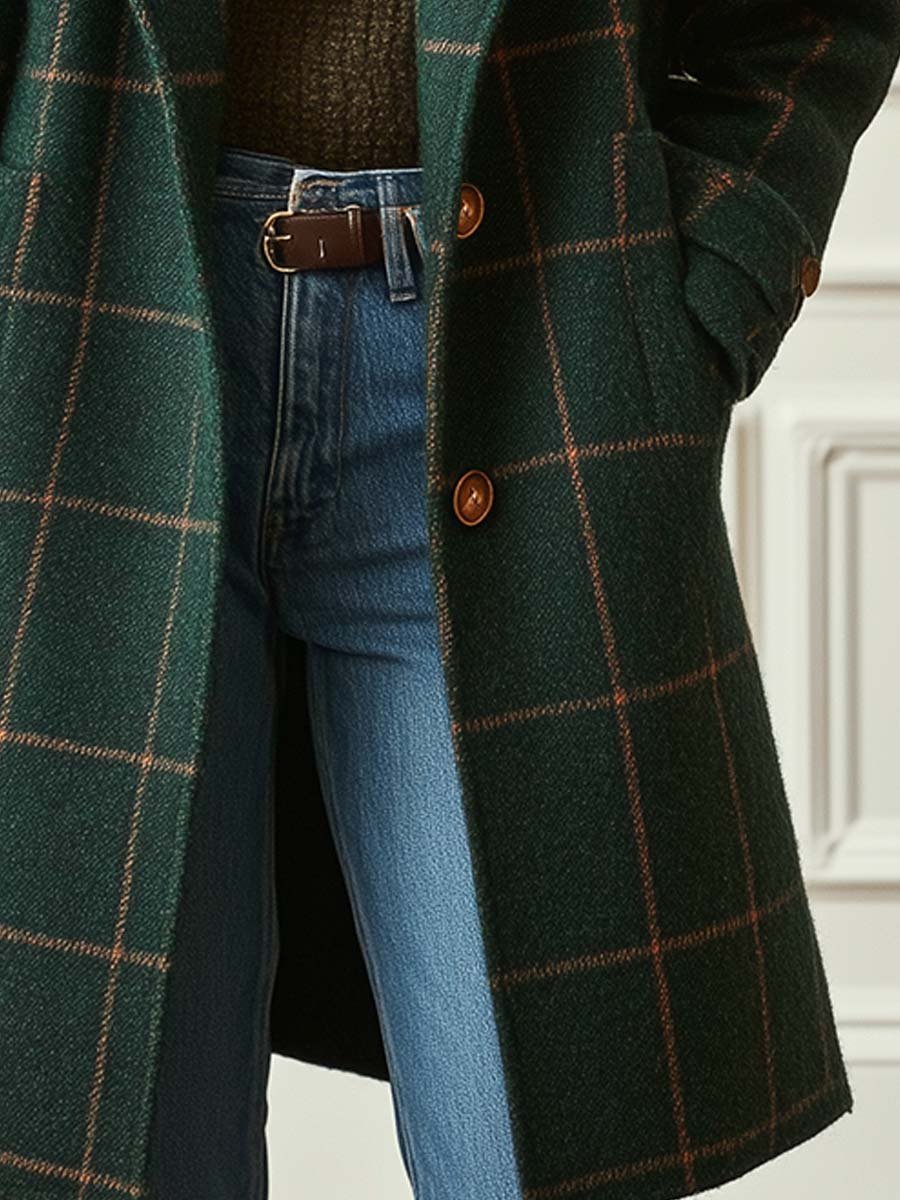 Dorine™ - Retro Tweed Coat