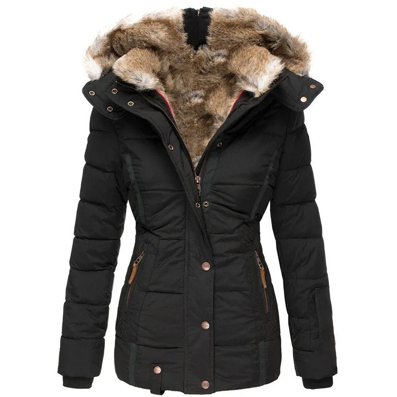 Isabella™| Warmer Wintermantel mit Fellfutter