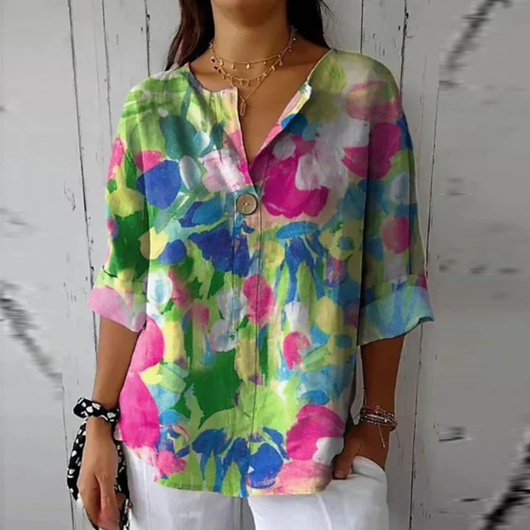 PIA - Vintage-inspirierte Bluse