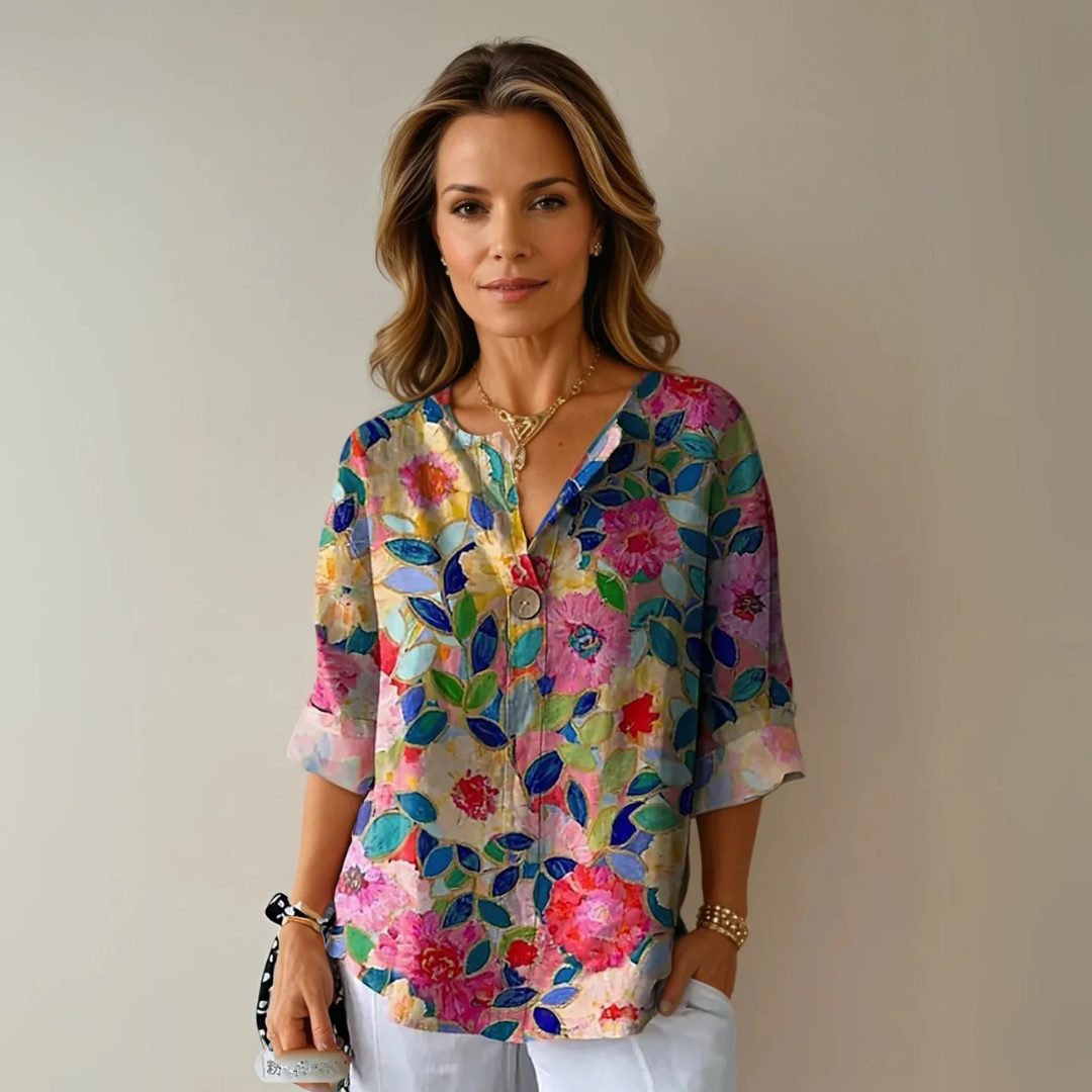 PIA - Vintage-inspirierte Bluse