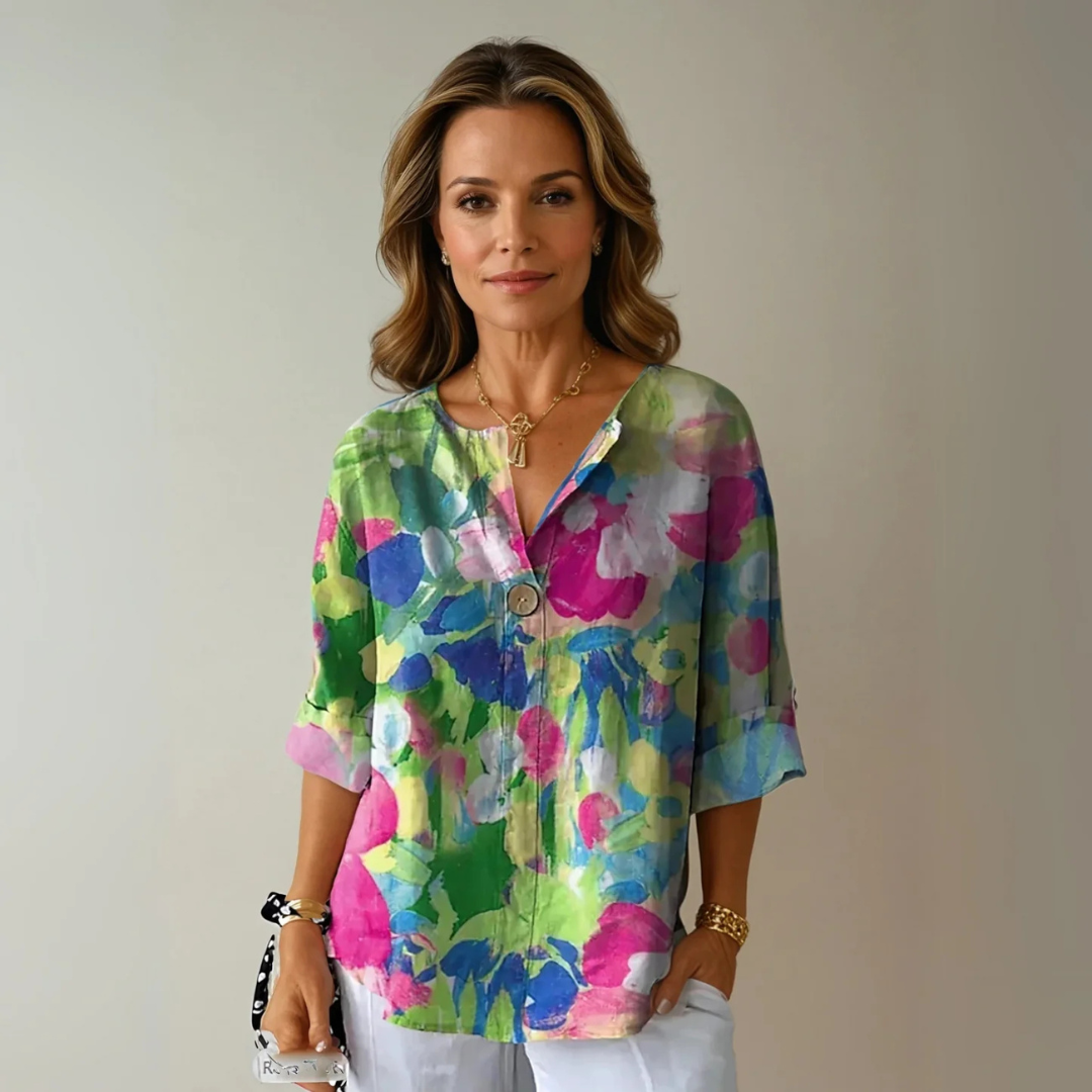 PIA - Vintage-inspirierte Bluse