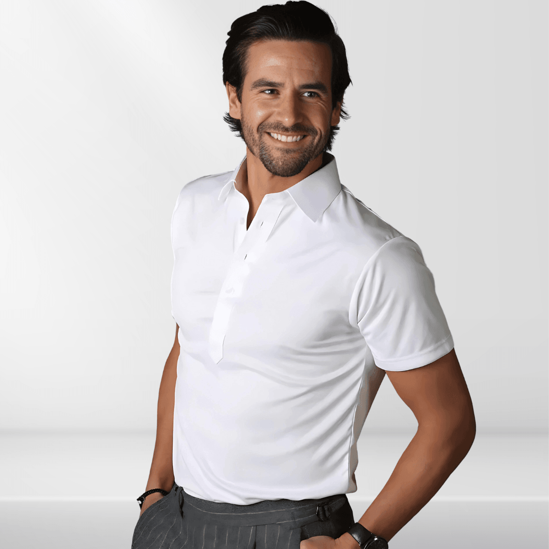 Lorenzo™ | Luksus-polo med stiv krave