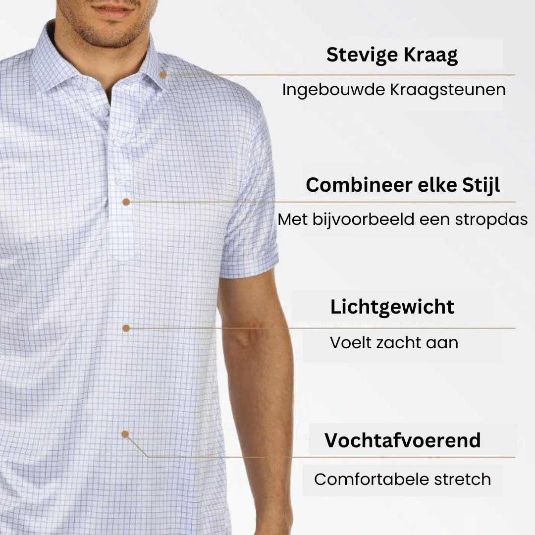 Lorenzo™ | Luksus-polo med stiv krave