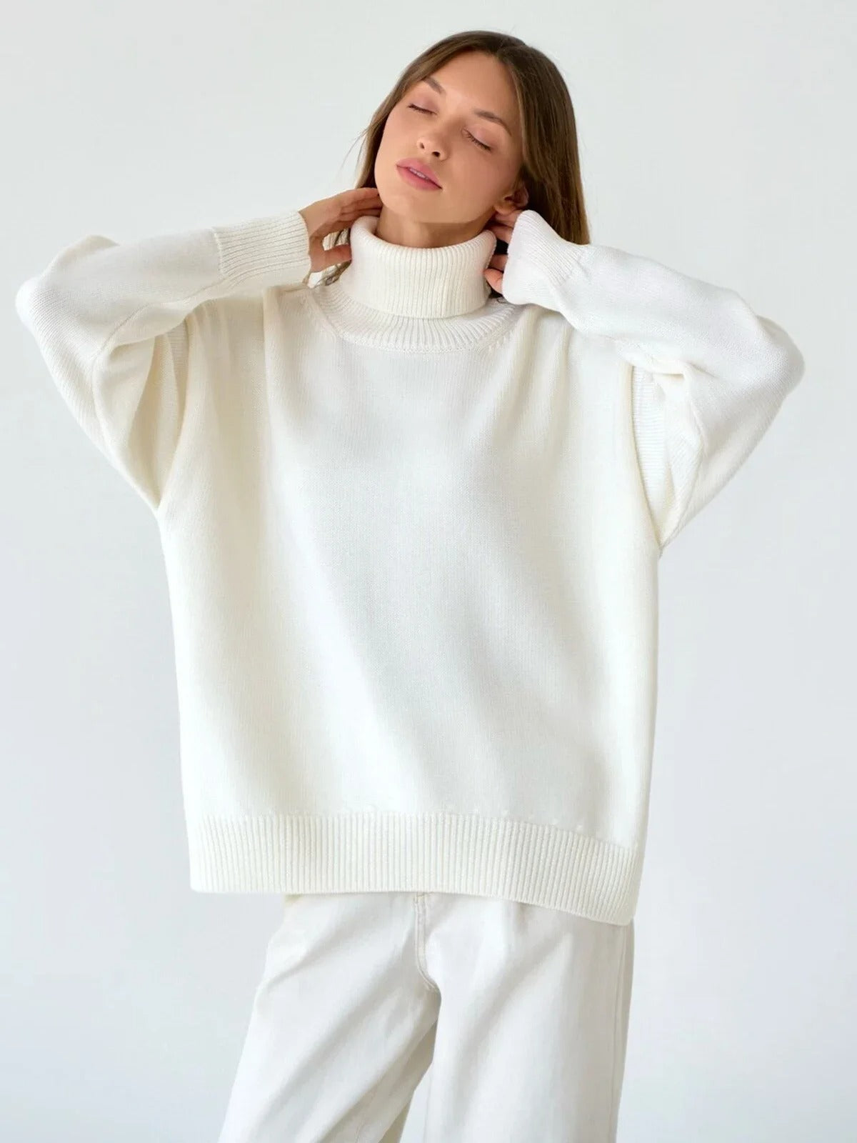 Cindy™ - Rollkragenpullover - Übergröße