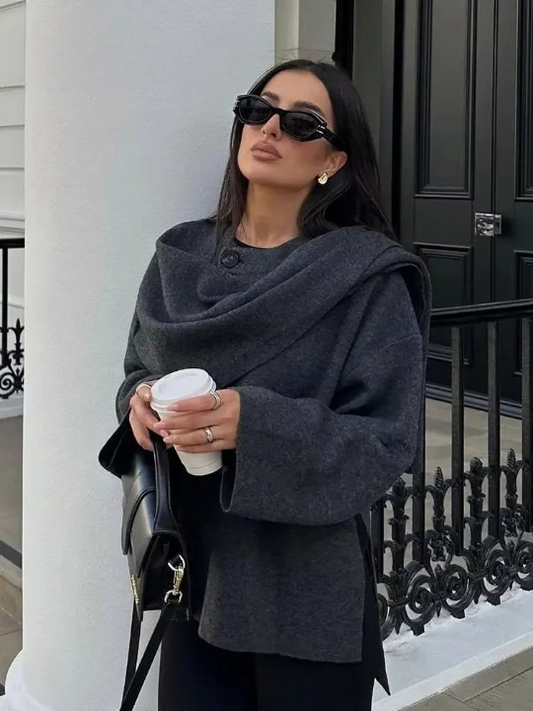 Caroline™ - Langarm-Pullover - gestrickt