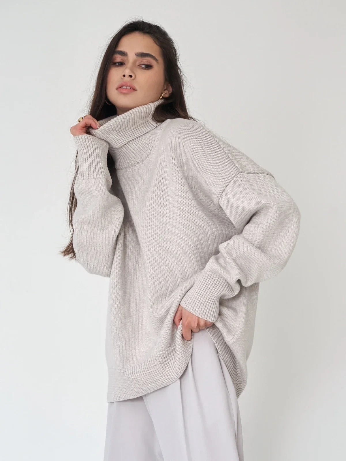 Cindy™ - Rollkragenpullover - Übergröße