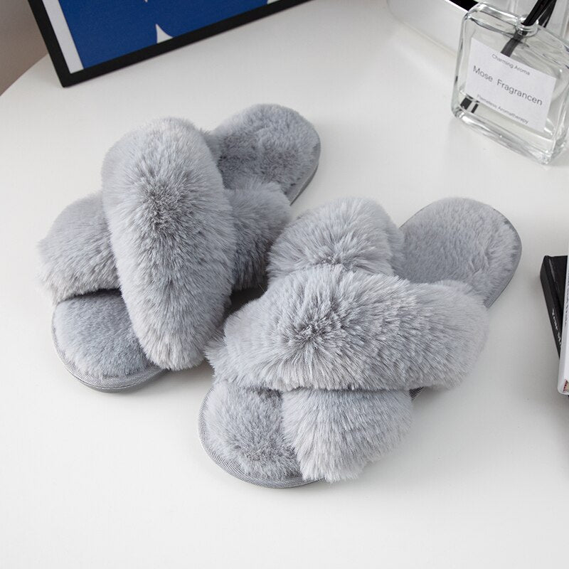 Selena™ - Morning Slippers - Fuzzy