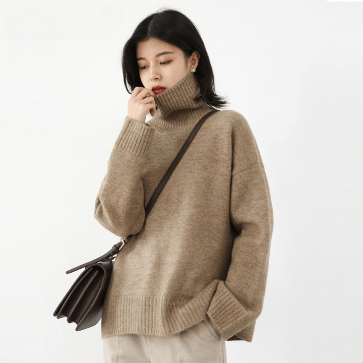 Caroline™ - Rollkragenpullover - Oversized - Gestrickt