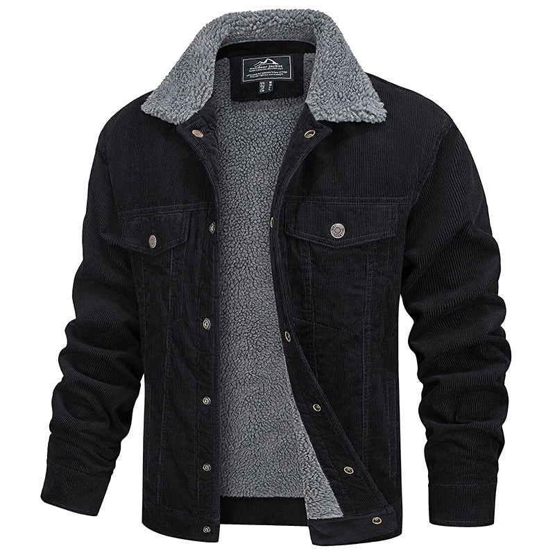 Finn™ - Multipocket pels med fleece vinterfrakke