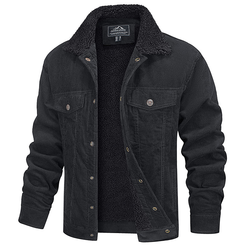Finn™ - Multipocket pels med fleece vinterfrakke