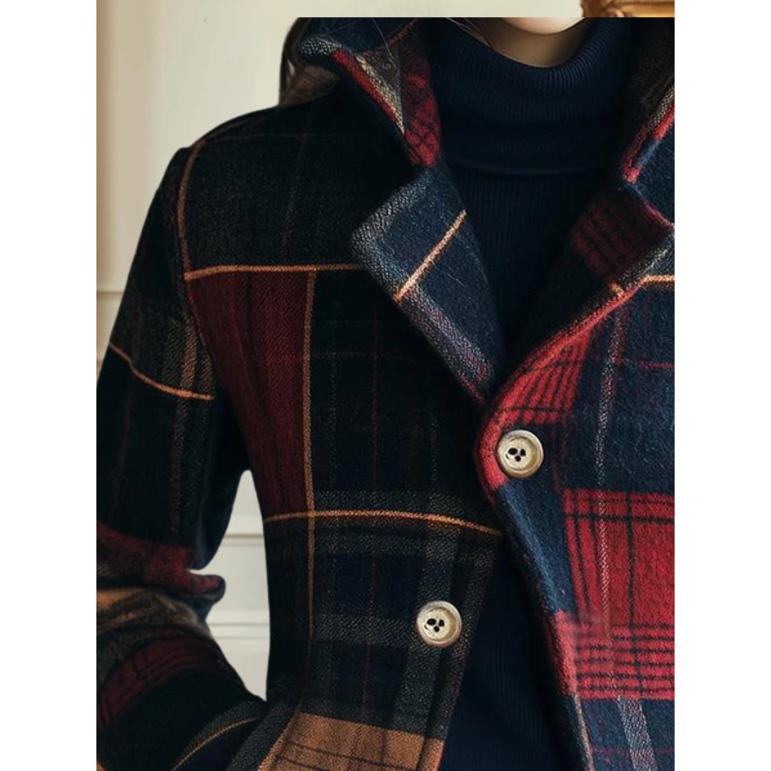 Nathalia | Classic Plaid Jacket