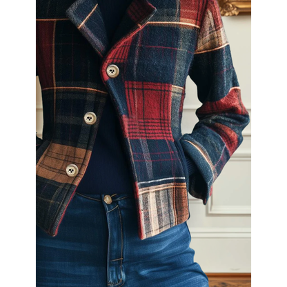 Nathalia | Classic Plaid Jacket