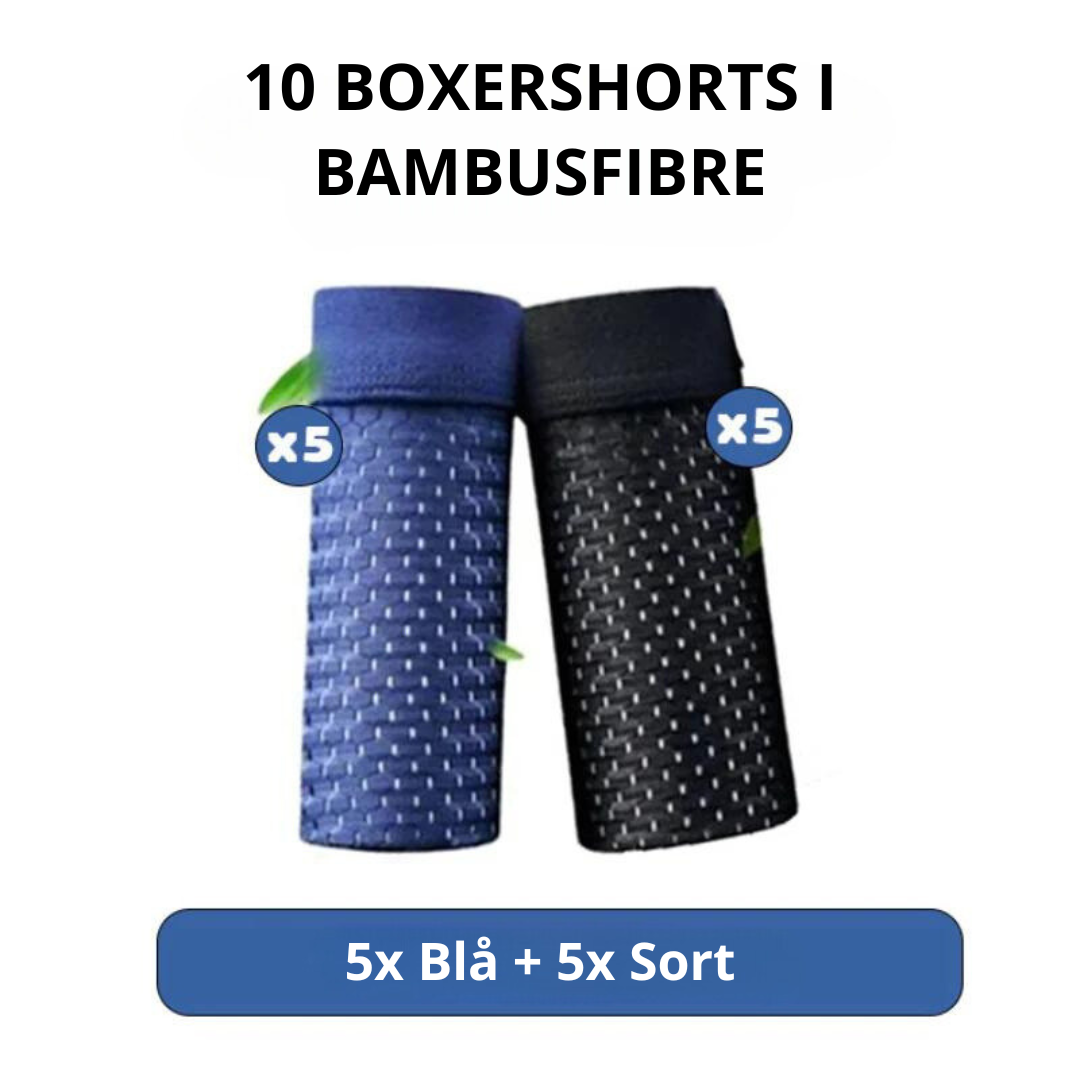 Bamboo™ - Åndbare Boxershorts i Fiber (5+5 GRATIS)