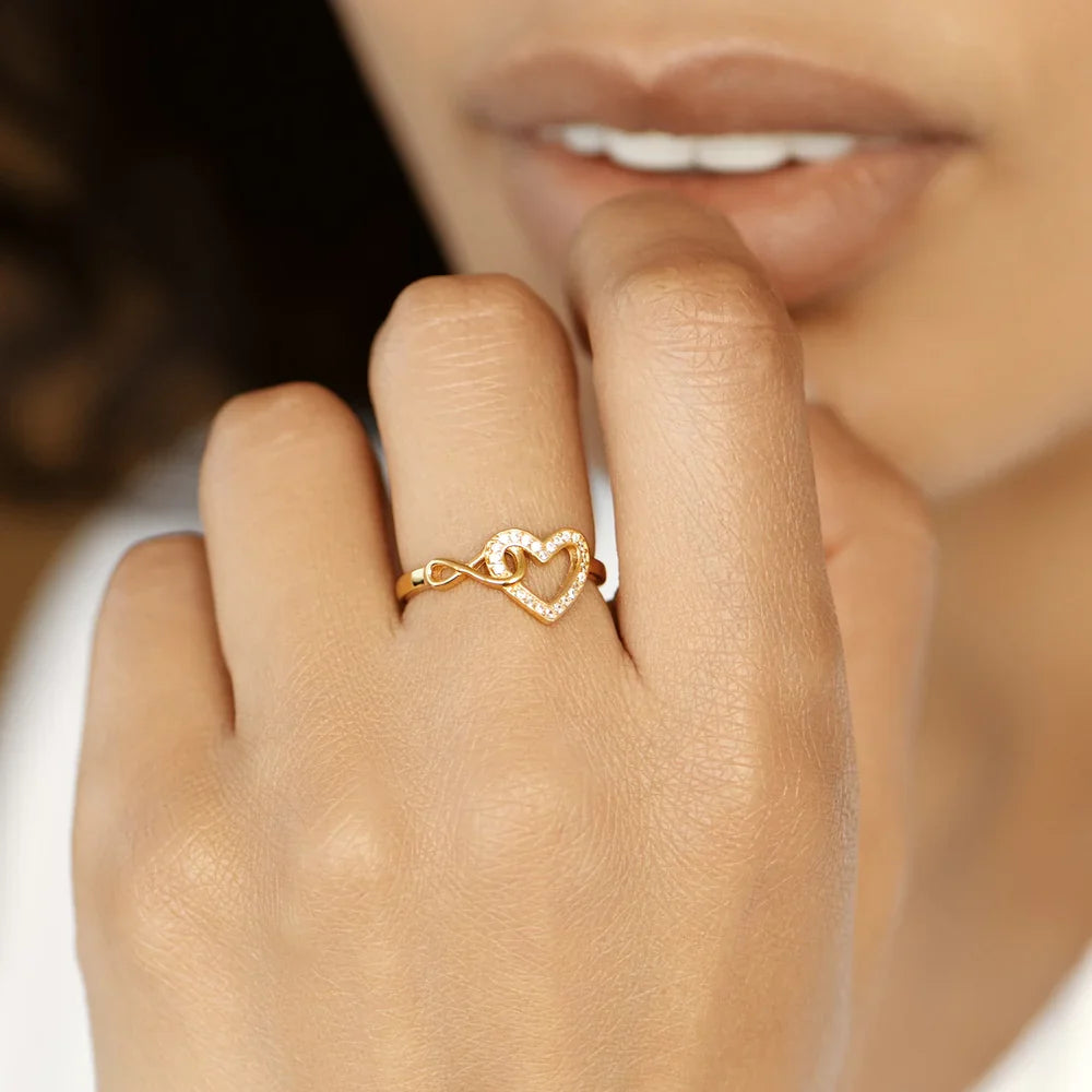 Forever Love™ – Uendeligt Hjerte Ring