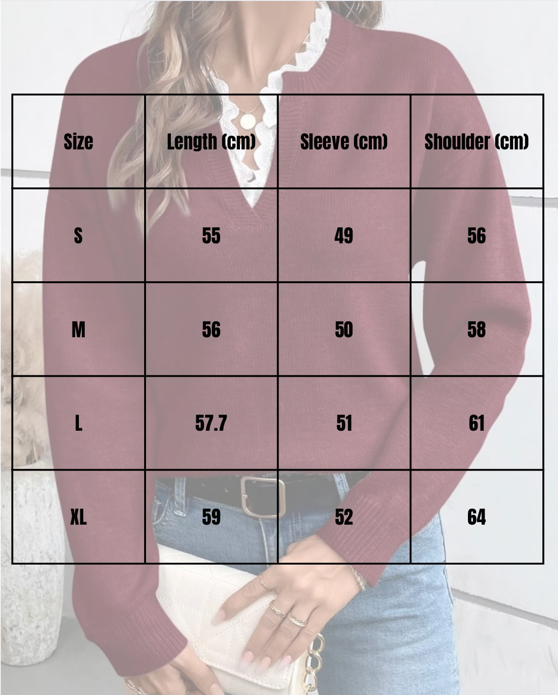 Anne™ | Elegant Lace-Trim Blouse