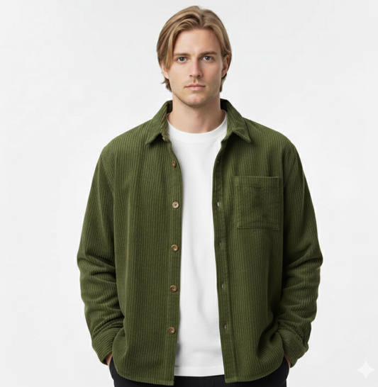 Martino™ - Bluse aus Baumwollsamt