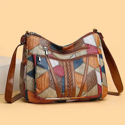 Rose™ | Mosaic leather handbag