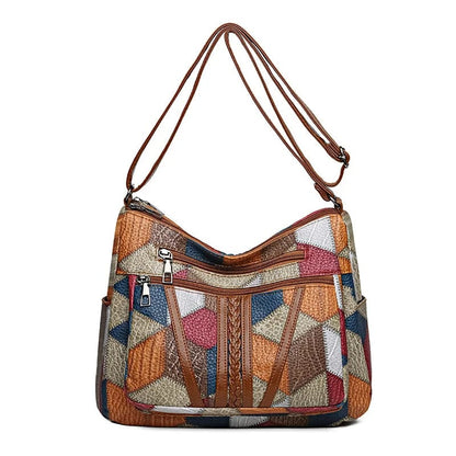 Rose™ | Mosaic leather handbag