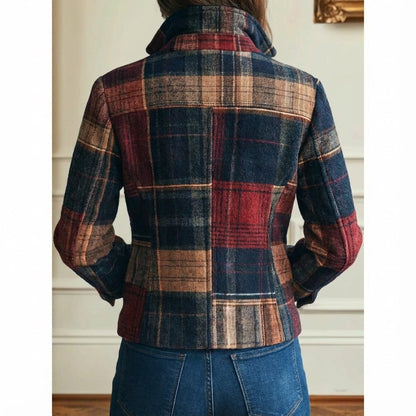 Nathalia | Classic Plaid Jacket