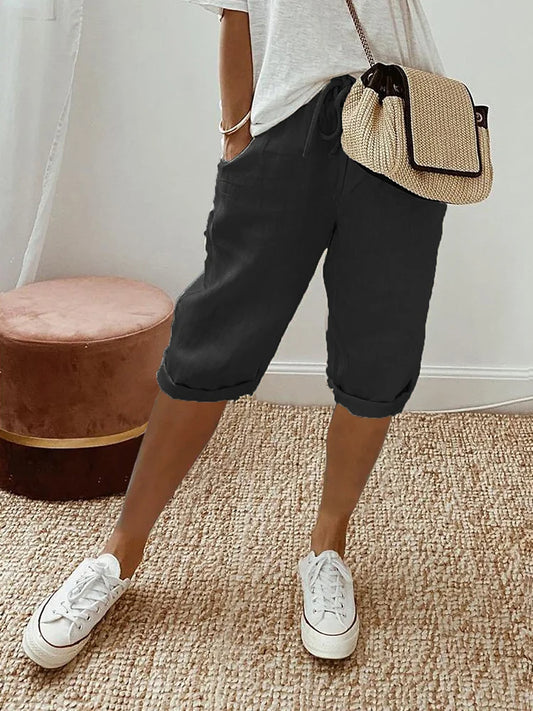 MAE - Leichte Shorts aus Baumwolle und Leinen