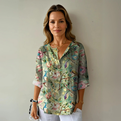 PIA - Vintage-inspirierte Bluse