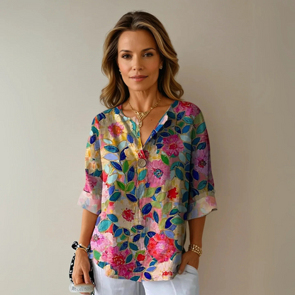 PIA - Vintage-inspirierte Bluse