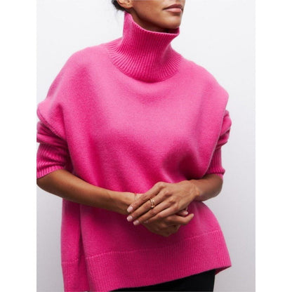 Cindy™ - Turtleneck - Long Sleeve - Casual Knit