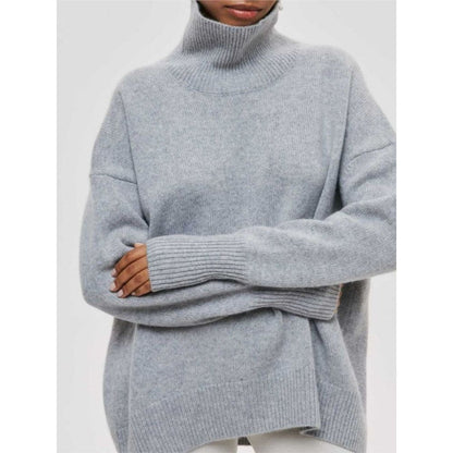 Cindy™ - Turtleneck - Long Sleeve - Casual Knit