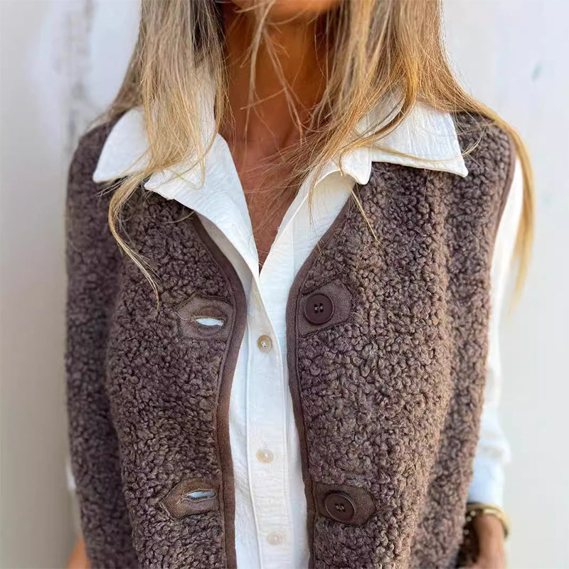 Amanda™ - Cardigan med knapper