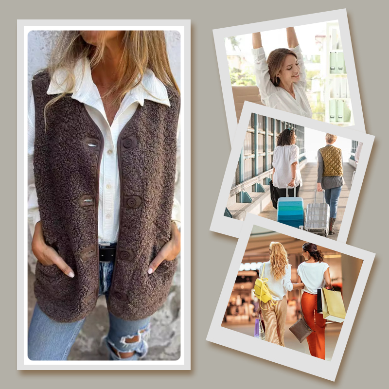 Amanda™ - Cardigan med knapper